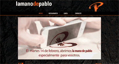 Desktop Screenshot of lamanodepablo.com